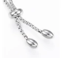 Steel gold bracelet