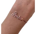 Steel rosegold LOVE bracelet