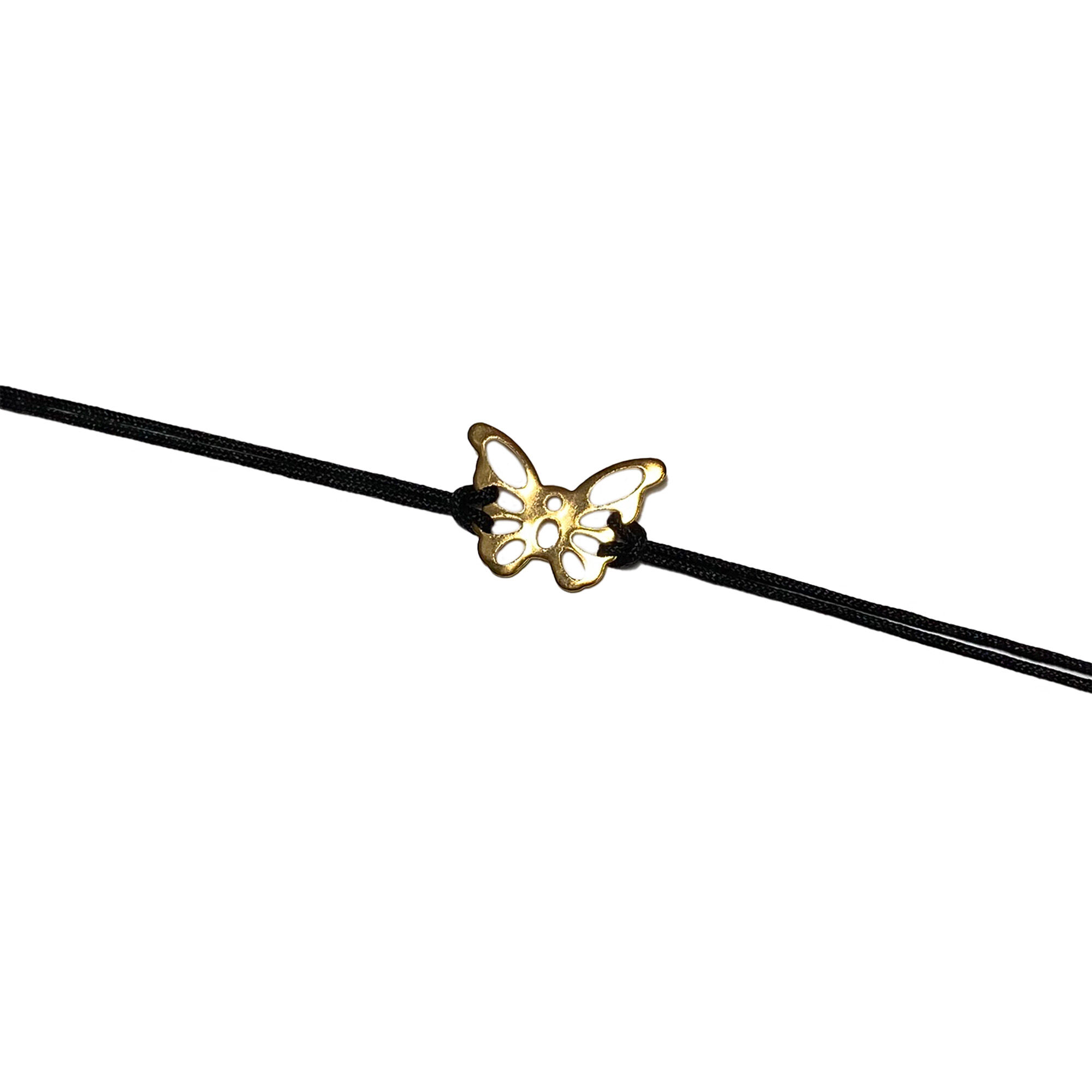 Gold butterfly bracelet