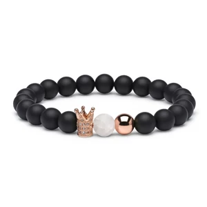 Queen Onix Karkötő Hegyikristály - Rozé