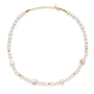 Tenyésztett gyöngy lánc 10mm