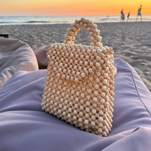 Double Wood Backpack Beige