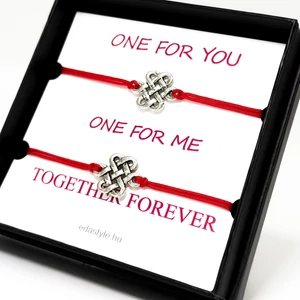 Páros szerencse csomós zineg karkötő One for You...