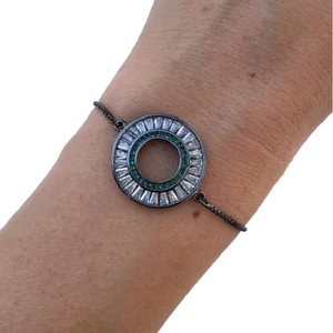 Steel black bracelet