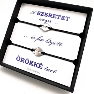 Anya - Fia zsineg karkötő lakat medállal több színben