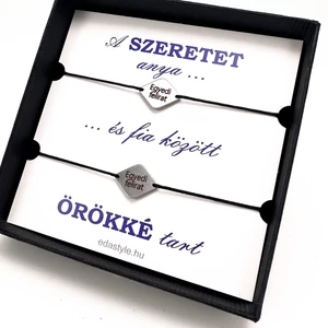 Anya-Fia zsineg karkötő gravírozható rombusz medállal több színben