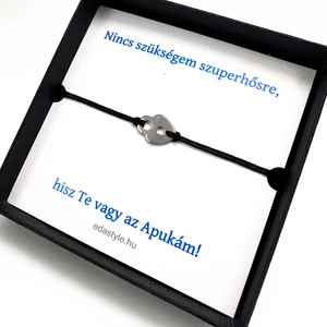 Szuperhős zsineg karkötő lakat medállal több színben