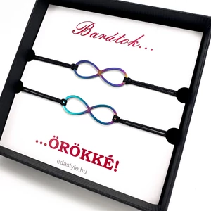 Színes végtelen jeles barátság karkötő