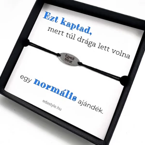 Dirty Cord - Ez kaptad karkötő EGYEDI gravírozható ovális medállal Több színben