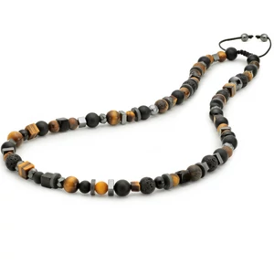 Agate and matte onyx rosegold zircon ball beaded bracelet