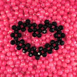 Páros Szív Box Magenta - Fekete