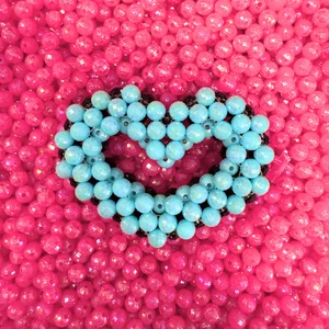 Páros Szív Box Magenta- Türkiz