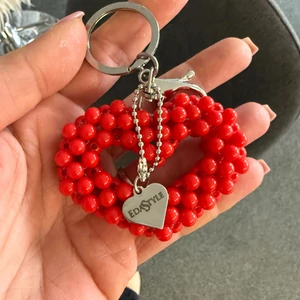 Mini Szív kulcstartó Piros