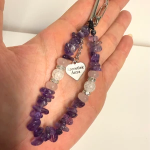 Telefon dísz ametiszt