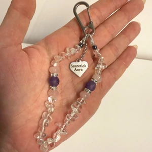 Telefon dísz hegyikristály