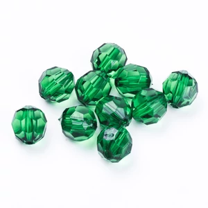 Akril gyöngy 500gr/10mm Zöld