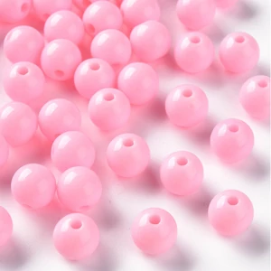 Akril gyöngy 500gr/10mm Rózsaszín pasztel