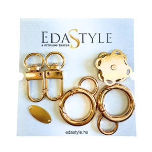 Táska alkatrészek arany