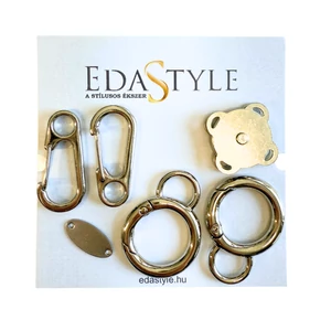 Táska alkatrészek ezüst