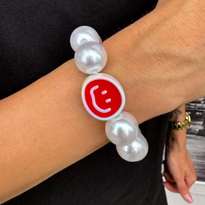 Tekla Smile Karkötő Piros