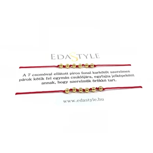 Örök szerelem karkötő arany