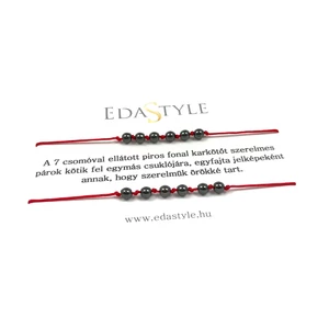 Örök szerelem karkötő hematit