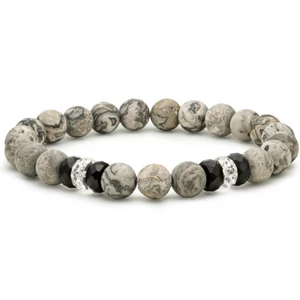 Baku Jáspis Karkötő Silver