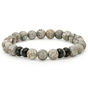 Riva Jáspis Karkötő Silver