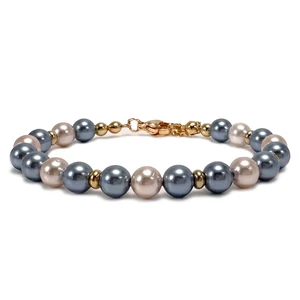 Kék Bézs gyöngy karkötő