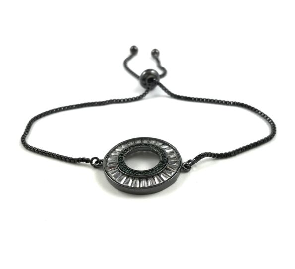 Steel black bracelet