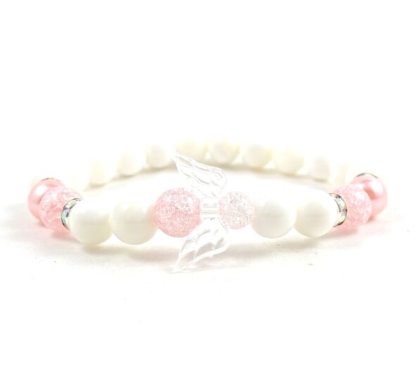 Pink angel bracelet
