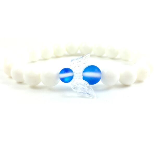 Blue holo angel bracelet 2
