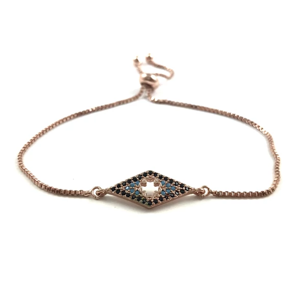 Steel gold bracelet