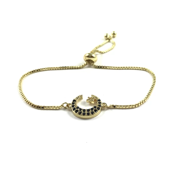 Steel gold bracelet