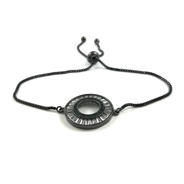 Steel black bracelet
