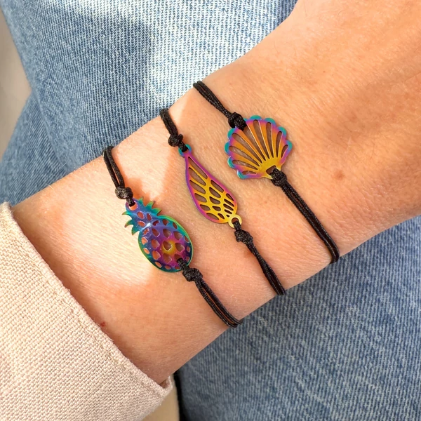 Ananászos zsineg karkötő 