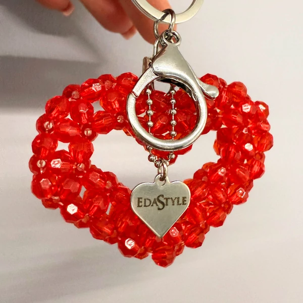 Szív Box Piros Átlátszó