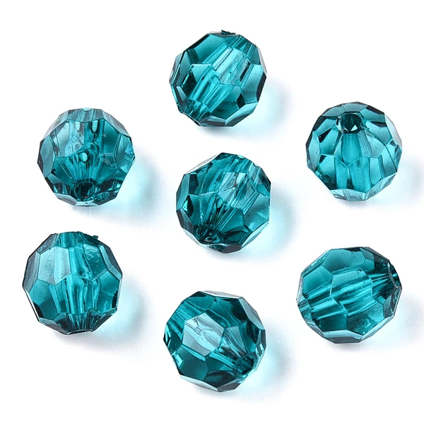 Akril gyöngy 500gr/10mm Piros