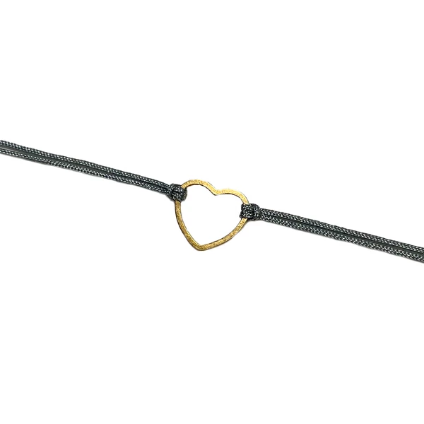 Gold haert bracelet