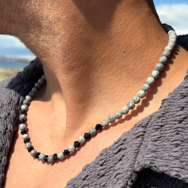 Riva Silver Jáspis lánc