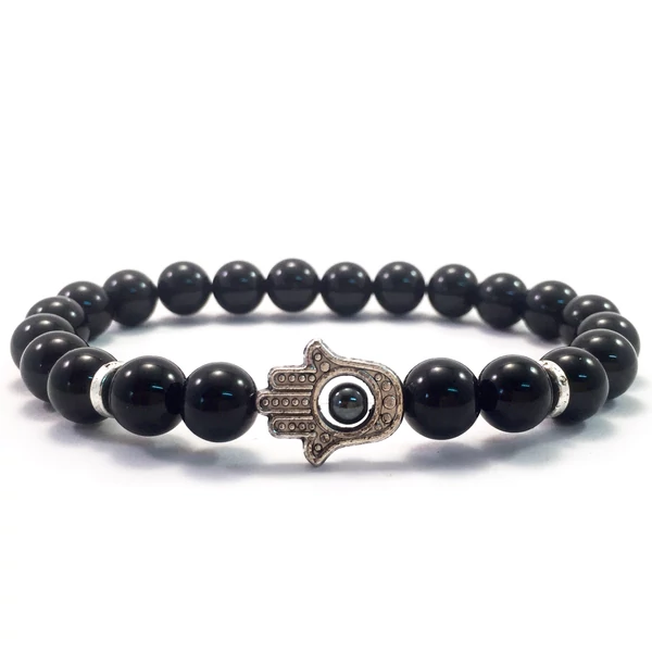 Onyx hamsa bracelet 