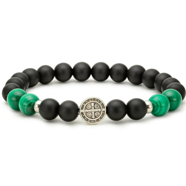 Benedict Karkötő Malachittel