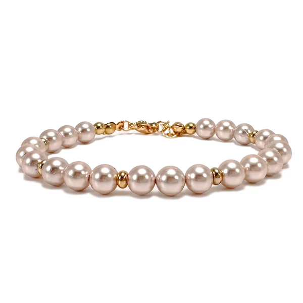 Bézs gyöngy karkötő