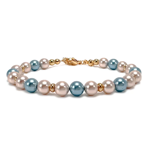 Bézs Türkid  gyöngy karkötő